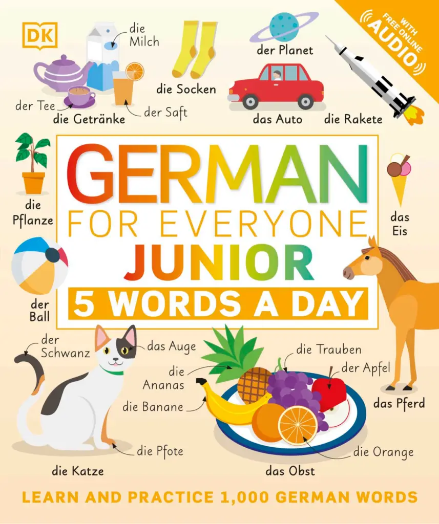 Rich Results on Google's SERP when searching for 'German for Everyone Junior 5 Words A Day Book'