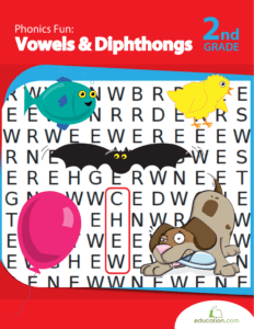 Rich Results on Google's SERP when searching for 'Phonics Fun Vowels And Diphthongs 2nd Grade Workbook'